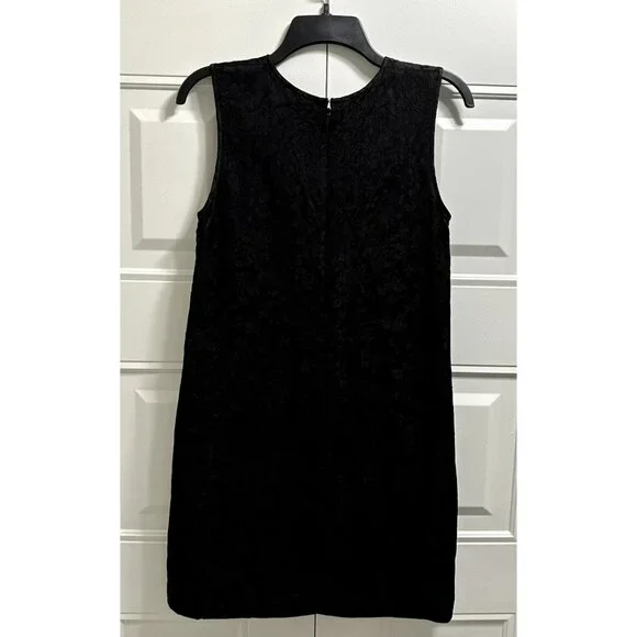 NWOT Theory Adraya Black Ivy Jacquard Shift Dress Size 2 - Picture 3 of 8